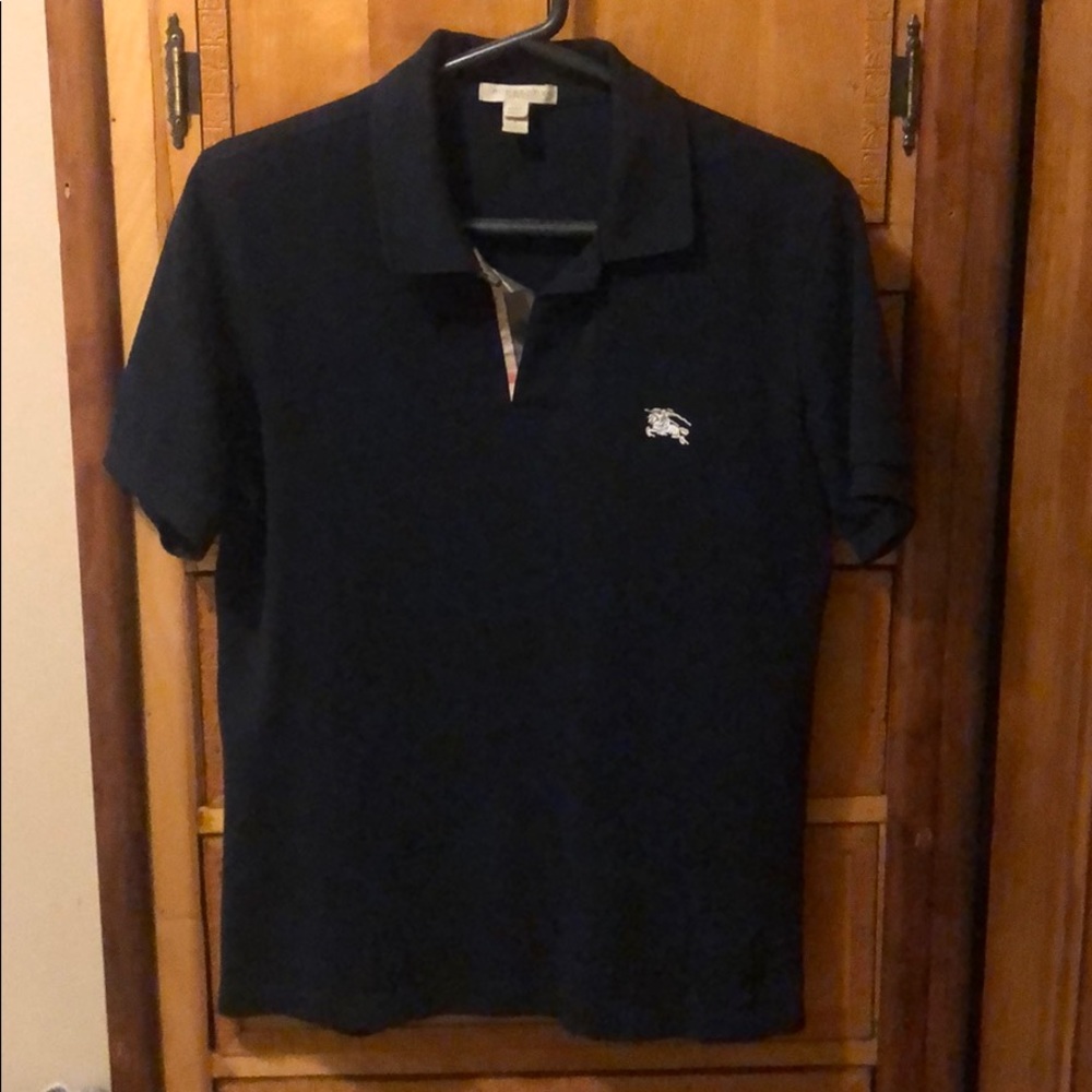 Burberry Shirt Navy Blue